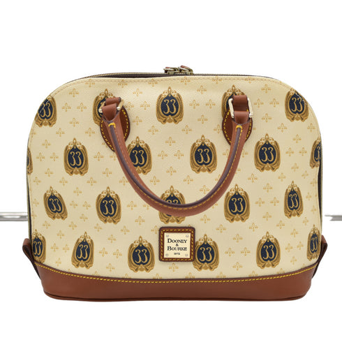 Disneyland Club 33 徽标 Dooney & Bourke 挎包圆顶包